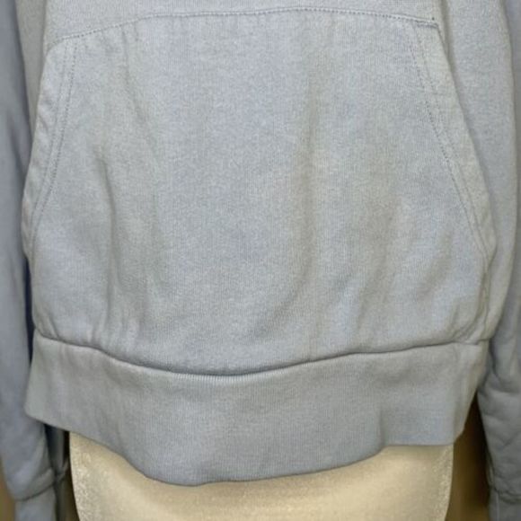 Sezane Hoodie Pullover Sweatshirt Sweat Pacey Sky Blue Women’s Size Extra Small - Picture 5 of 10